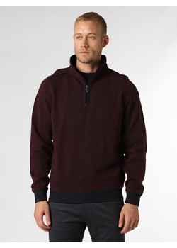 Andrew James Sailing Męska bluza nierozpinana Mężczyźni Bawełna bordowy wzorzysty ze sklepu vangraaf w kategorii Bluzy męskie - zdjęcie 146581918