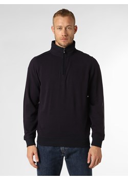 Andrew James Sailing Męska bluza nierozpinana Mężczyźni Bawełna lila wzorzysty ze sklepu vangraaf w kategorii Bluzy męskie - zdjęcie 146581919