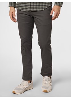 Tommy Hilfiger Spodnie Mężczyźni Bawełna antracytowy jednolity ze sklepu vangraaf w kategorii Spodnie męskie - zdjęcie 146582047
