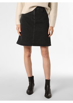 VG Jeansowa spódnica damska Kobiety Jeansy czarny jednolity ze sklepu vangraaf w kategorii Spódnice - zdjęcie 146582075