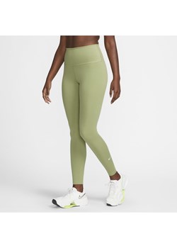 Damskie legginsy z wysokim stanem Nike One - Zieleń ze sklepu Nike poland w kategorii Spodnie damskie - zdjęcie 146639578