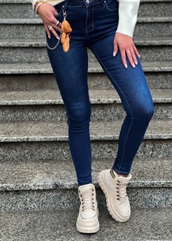 Spodnie jeansowe niebieskie kp066 ze sklepu Sklep Fason w kategorii Jeansy damskie - zdjęcie 146697556