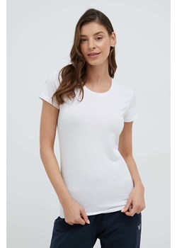Emporio Armani Underwear t-shirt lounge kolor biały ze sklepu ANSWEAR.com w kategorii Bluzki damskie - zdjęcie 146728988