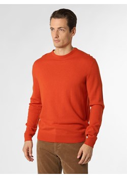 Andrew James - Sweter męski z dodatkiem kaszmiru, pomarańczowy ze sklepu vangraaf w kategorii Swetry męskie - zdjęcie 146737327