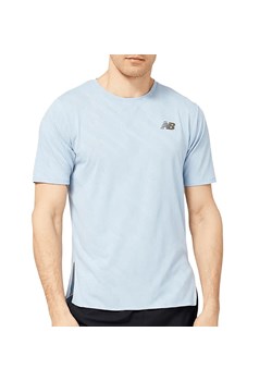 Koszulka New Balance MT23281LAY - niebieska ze sklepu streetstyle24.pl w kategorii T-shirty męskie - zdjęcie 146737876