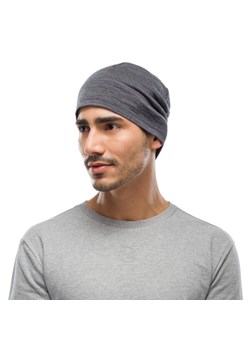 Czapka zimowa uniseks Buff Merino Lightweight Beanie - szara ze sklepu Sportstylestory.com w kategorii Czapki zimowe męskie - zdjęcie 146742857