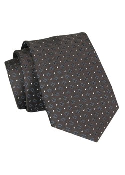 Męski Krawat - Brąz w Groszki - Angelo di Monti  KRADM1924 ze sklepu JegoSzafa.pl w kategorii Krawaty - zdjęcie 146748308