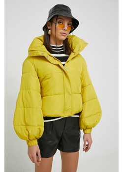 JDY kurtka damska kolor żółty przejściowa oversize ze sklepu ANSWEAR.com w kategorii Kurtki damskie - zdjęcie 146771928