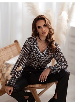 Koszula Lulla Geo Kremowa ze sklepu Lisa Mayo w kategorii Bluzki damskie - zdjęcie 146785865