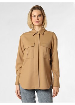 BOSS - Bluzka damska – Bawak1, beżowy|brązowy ze sklepu vangraaf w kategorii Koszule damskie - zdjęcie 146792117