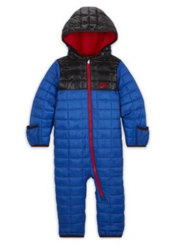 Kombinezon zimowy w kontrastowych kolorach dla niemowląt (12–24 M) Nike - Niebieski ze sklepu Nike poland w kategorii Odzież dla niemowląt - zdjęcie 146819459