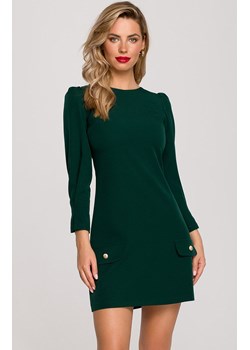 Sukienka trapezowa w kolorze zielonym K148, Kolor zielony, Rozmiar L, makover ze sklepu Primodo w kategorii Sukienki - zdjęcie 146827655