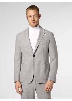 BOSS Męska marynarka od garnituru modułowego Mężczyźni Slim Fit Wełna jasny szary marmurkowy ze sklepu vangraaf w kategorii Marynarki męskie - zdjęcie 146830277