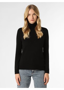 Ipuri Essentials - Sweter damski z czystego kaszmiru, czarny ze sklepu vangraaf w kategorii Swetry damskie - zdjęcie 146858999