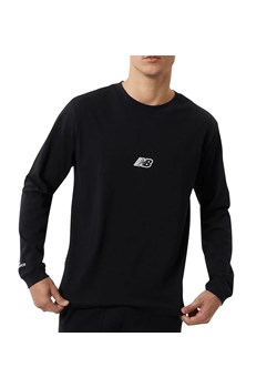 Bluza New Balance MT23515BK - czarna ze sklepu streetstyle24.pl w kategorii Bluzy męskie - zdjęcie 146865665