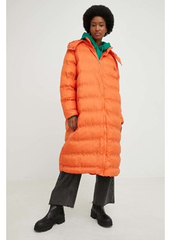 Answear Lab kurtka damska kolor pomarańczowy zimowa oversize ze sklepu ANSWEAR.com w kategorii Kurtki damskie - zdjęcie 146933609