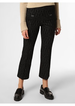 Cambio Spodnie Kobiety Bouclé czarny wzorzysty ze sklepu vangraaf w kategorii Spodnie damskie - zdjęcie 146941777