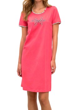 Koszula nocna damska VAMP 16240 różowa ze sklepu bodyciao w kategorii Koszule nocne - zdjęcie 146976626