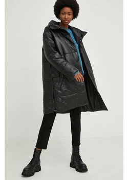 Answear Lab kurtka damska kolor czarny zimowa oversize ze sklepu ANSWEAR.com w kategorii Kurtki damskie - zdjęcie 146988248