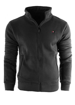 gruba bluza męska bez kaptura 2211- czarna ze sklepu Risardi w kategorii Bluzy męskie - zdjęcie 146993908