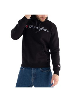 Bluza Champion Script Logo Embroidery Fleece Hoodie 217858-KK001 - czarna ze sklepu streetstyle24.pl w kategorii Bluzy męskie - zdjęcie 147003966