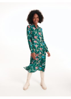 Reserved - Sukienka z wiskozy - Turkusowy ze sklepu Reserved w kategorii Sukienki - zdjęcie 147034668