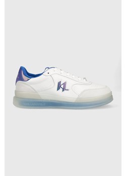 Karl Lagerfeld sneakersy skórzane KL53426 BRINK kolor biały ze sklepu ANSWEAR.com w kategorii Buty sportowe męskie - zdjęcie 147080689