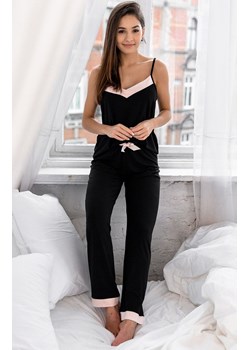 Piżama Catrina, Kolor czarny, Rozmiar XL, SENSIS ze sklepu Intymna w kategorii Piżamy damskie - zdjęcie 147085715
