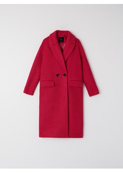 Mohito - Różowy płaszcz z wełną - Różowy ze sklepu Mohito w kategorii Płaszcze damskie - zdjęcie 147108187