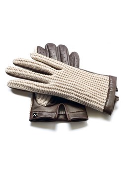 napoCROCHET (brązowy/kremowy) - XL ze sklepu napo gloves w kategorii Rękawiczki męskie - zdjęcie 147144465