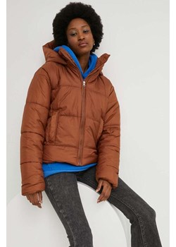 Answear Lab kurtka damska kolor brązowy zimowa oversize ze sklepu ANSWEAR.com w kategorii Kurtki damskie - zdjęcie 147146507