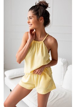 Piżama Marika, Kolor żółty, Rozmiar L/XL, SENSIS ze sklepu Intymna w kategorii Piżamy damskie - zdjęcie 147179109