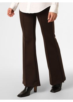 MAC Spodnie Kobiety Stretch mocca jednolity ze sklepu vangraaf w kategorii Spodnie damskie - zdjęcie 147215168