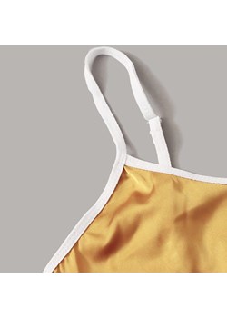 Piżama damska z dodatkową bielizną - Żółty / M ze sklepu Maybella.pl w kategorii Piżamy damskie - zdjęcie 147236388