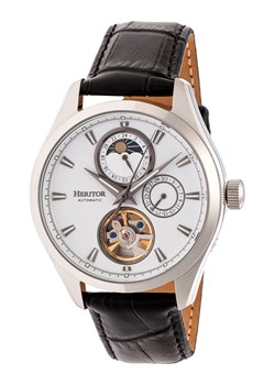 Zegarek automatyczny "Sebastian" w kolorze srebrno-czarno-białym ze sklepu Limango Polska w kategorii Zegarki - zdjęcie 147267479