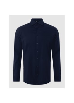 Koszula biznesowa o kroju slim fit z diagonalu ze sklepu Peek&Cloppenburg  w kategorii Koszule męskie - zdjęcie 147285208