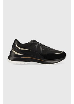 Armani Exchange sneakersy kolor czarny XDX100 XV577 K001 ze sklepu ANSWEAR.com w kategorii Buty sportowe damskie - zdjęcie 147343579
