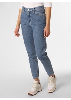 Calvin Klein Jeans - Jeansy damskie – Mom Jean, niebieski ze sklepu vangraaf w kategorii Jeansy damskie - zdjęcie 147345147