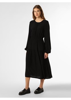 Msch Copenhagen Sukienka damska Kobiety wiskoza czarny jednolity ze sklepu vangraaf w kategorii Sukienki - zdjęcie 147345198