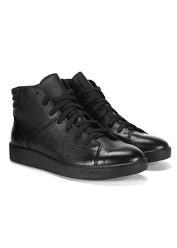 Czarne sneakersy JAMES ze sklepu Domenoshoes w kategorii Trampki męskie - zdjęcie 147394156