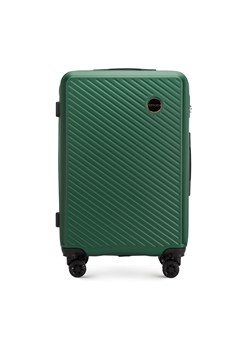 Średnia walizka z ABS-u w ukośne paseczki ze sklepu WITTCHEN w kategorii Walizki - zdjęcie 147420556