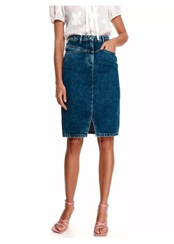 Jeansowa ołówkowa spódnica ze sklepu Top Secret w kategorii Spódnice - zdjęcie 147437775