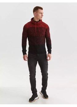 Sweter z szalowym kołnierzem ze sklepu Top Secret w kategorii Swetry męskie - zdjęcie 147442509