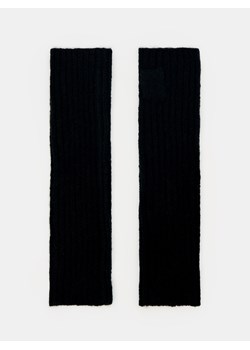 Mohito - Czarne rękawiczki typu mitenki - Czarny ze sklepu Mohito w kategorii Rękawiczki damskie - zdjęcie 147444709