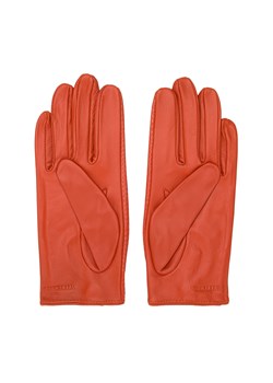 Damskie rękawiczki skórzane samochodowe klasyczne pomarańczowe ze sklepu WITTCHEN w kategorii Rękawiczki damskie - zdjęcie 147455076
