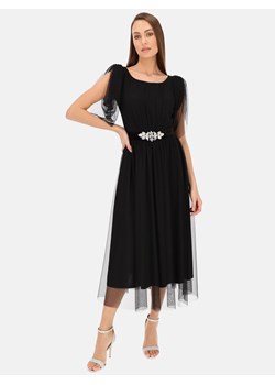 Wieczorowa sukienka z ozdobnym pasem L'AF Bonita ze sklepu Eye For Fashion w kategorii Sukienki - zdjęcie 147462716