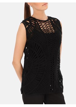 Ażurowa czarna bluzka L'AF Koryna ze sklepu Eye For Fashion w kategorii Bluzki damskie - zdjęcie 147488868