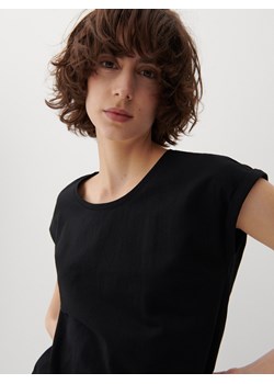 Reserved - T-shirt regular - Czarny ze sklepu Reserved w kategorii Bluzki damskie - zdjęcie 147530725