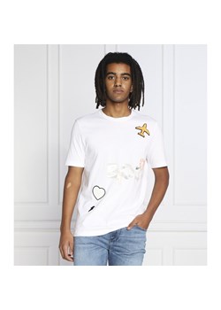 BOSS ATHLEISURE T-shirt Lotus | Regular Fit ze sklepu Gomez Fashion Store w kategorii T-shirty męskie - zdjęcie 147546416