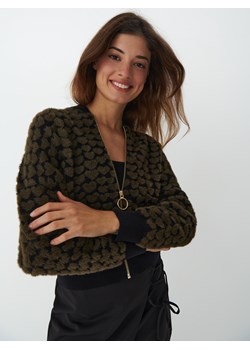 Mohito - Sweter w serca - Khaki ze sklepu Mohito w kategorii Swetry damskie - zdjęcie 147551016